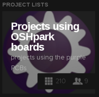 Source: https://hackaday.io/list/10718-projects-using-oshpark-boards